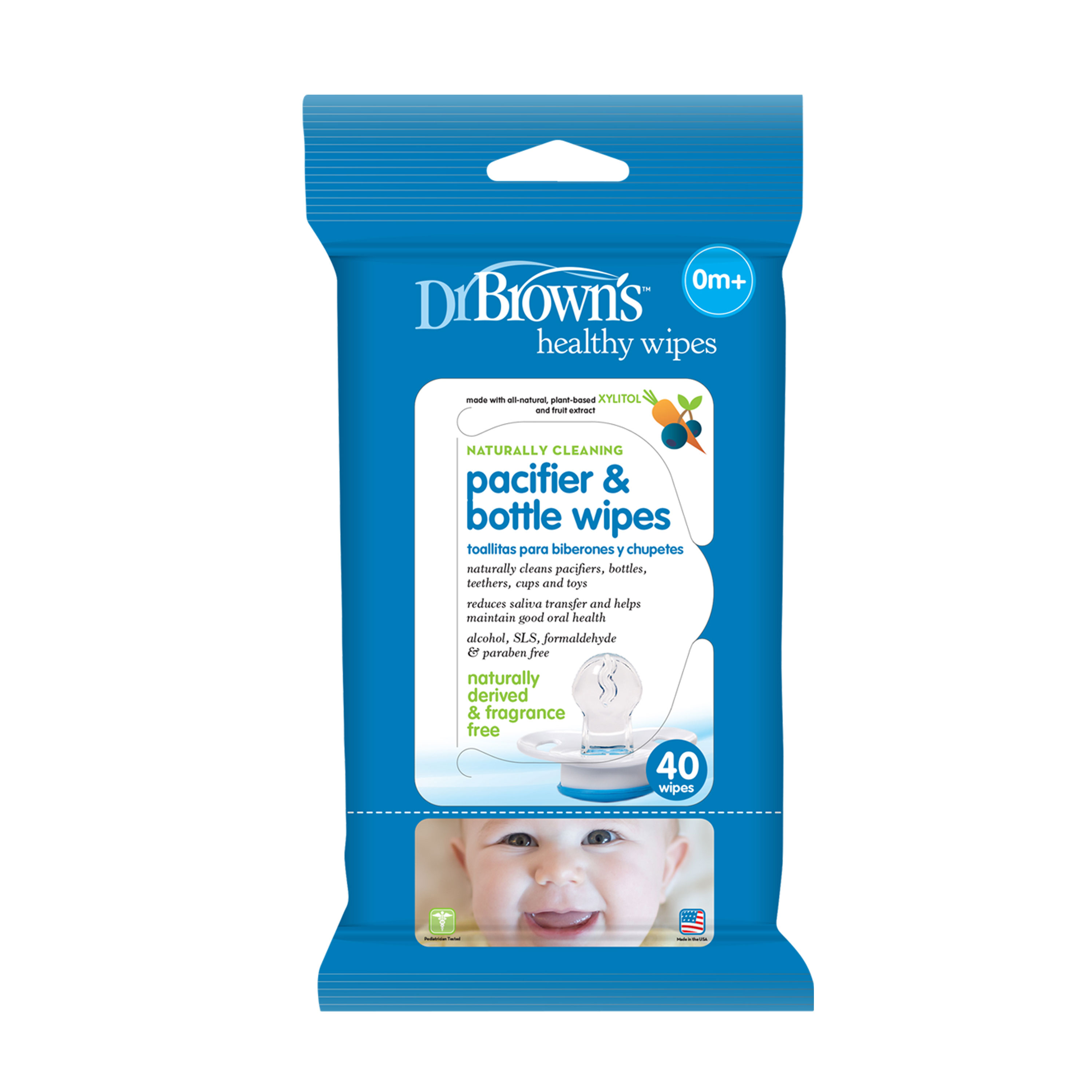 Dr. Brown's Pacifier and Bottle Wipes 40Pack English Edition Babies R Us Canada