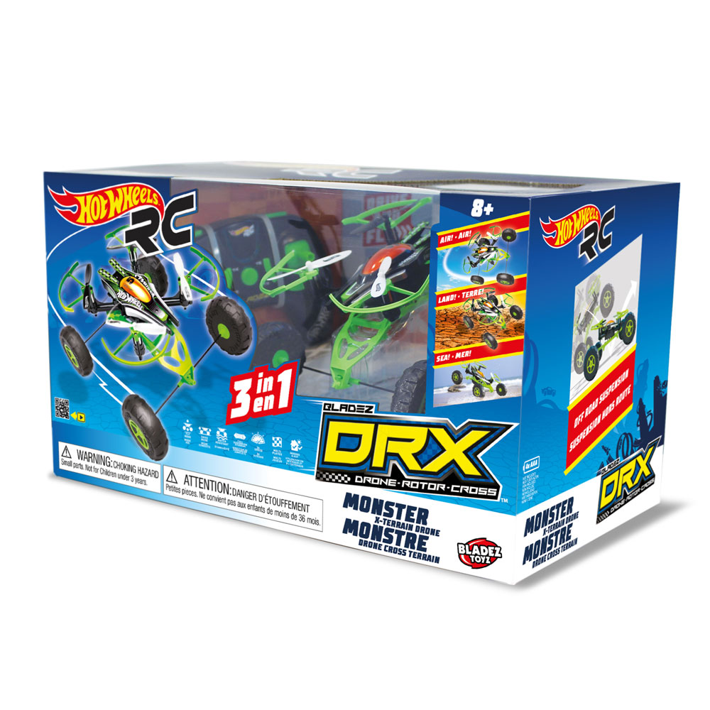 hot wheels rc 3 in 1 drx