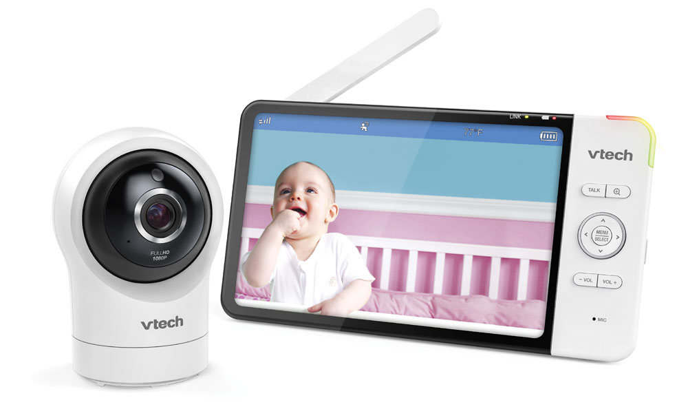 VTech RM7764HD Smart Wi-Fi Video Baby Monitor with 7 inch display and