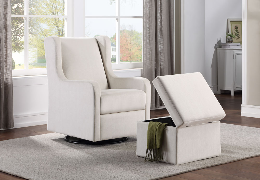 glider storage ottoman