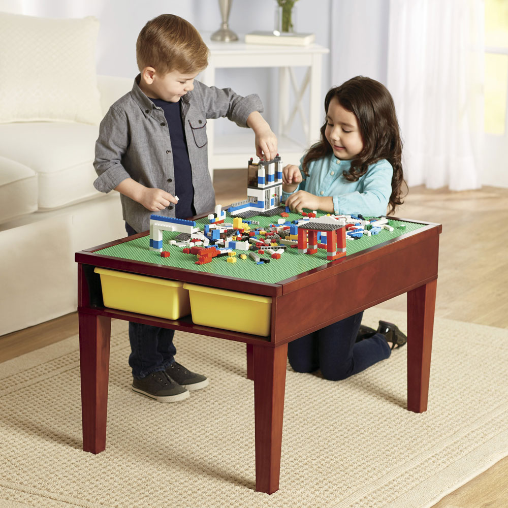 Imaginarium Construction Building Table Espresso Toys R Us Canada